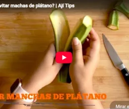 ¿Cómo evitar machas de plátano?