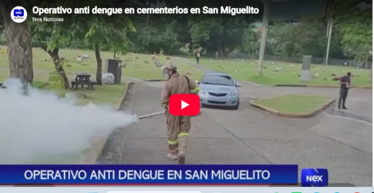 Operativo antidengue en cementerios de San Miguelito